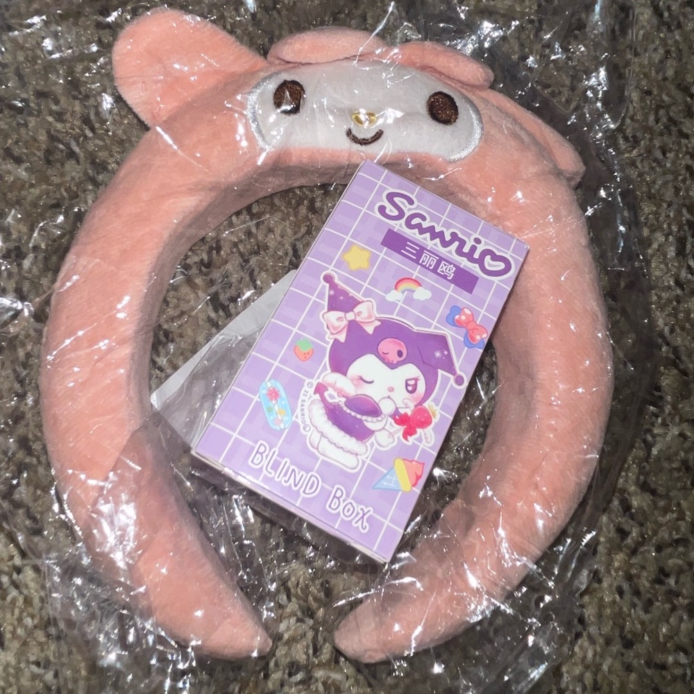 Sanrio Pink Plush Headband for Kids